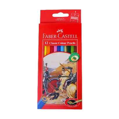 Deli/Faber Castell Classic Colour Pencils (Long) 12 pcs